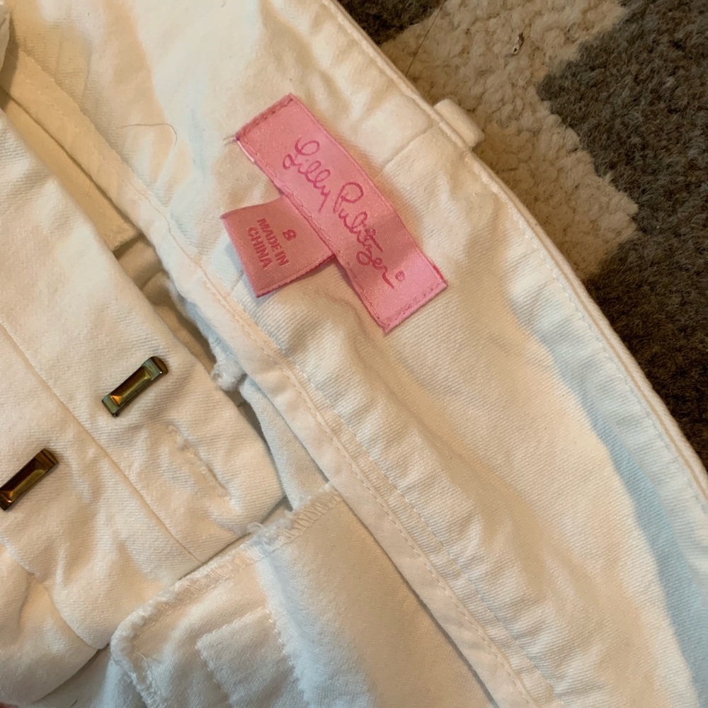 Lilly Pulitzer White Long Pants size 8
